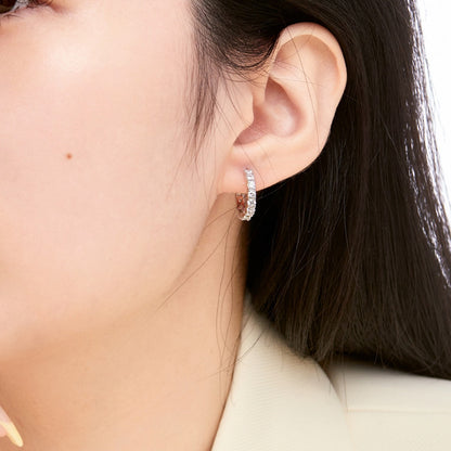 [LUCKY LOVE]Radiant Colorful Round Cut Earrings