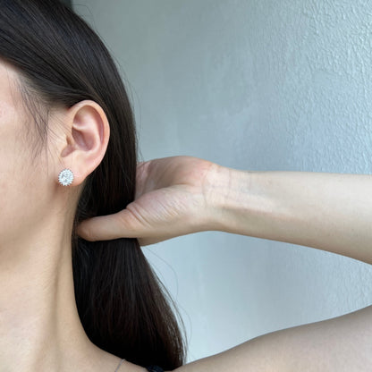 [LUCKY LOVE]Delicate Radiant Oval Cut Daily Earrings