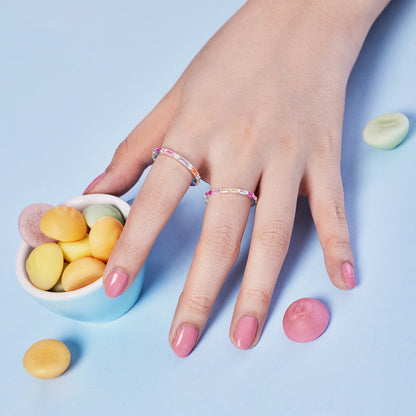 [LUCKY LOVE]Lively In Shades Elegant Radiant Cut Daily Ring