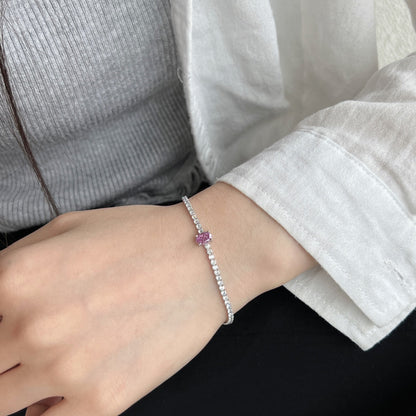 [LUCKY LOVE]0.75 Carat Exquisite Oval Cut Daily Bracelet