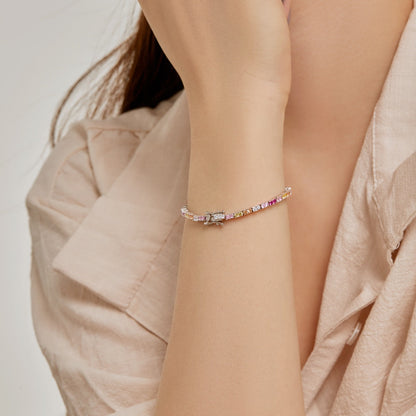 [LUCKY LOVE]Delicate Romantic Heart Shape Lover Bracelet
