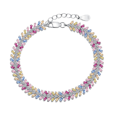 [LUCKY LOVE]Dainty Radiant Emerald Cut Daily Bracelet