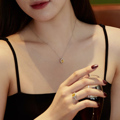 [LUCKY LOVE]Delicate Unique Oval Cut Daily Earrings