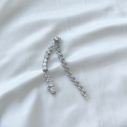 [LUCKY LOVE]0.75 Carat Elegant Romantic Heart Shape Lover Bracelet
