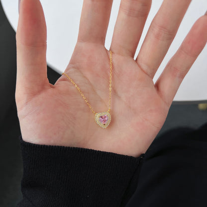 [LUCKY LOVE]Exquisite Heart Shape Necklace