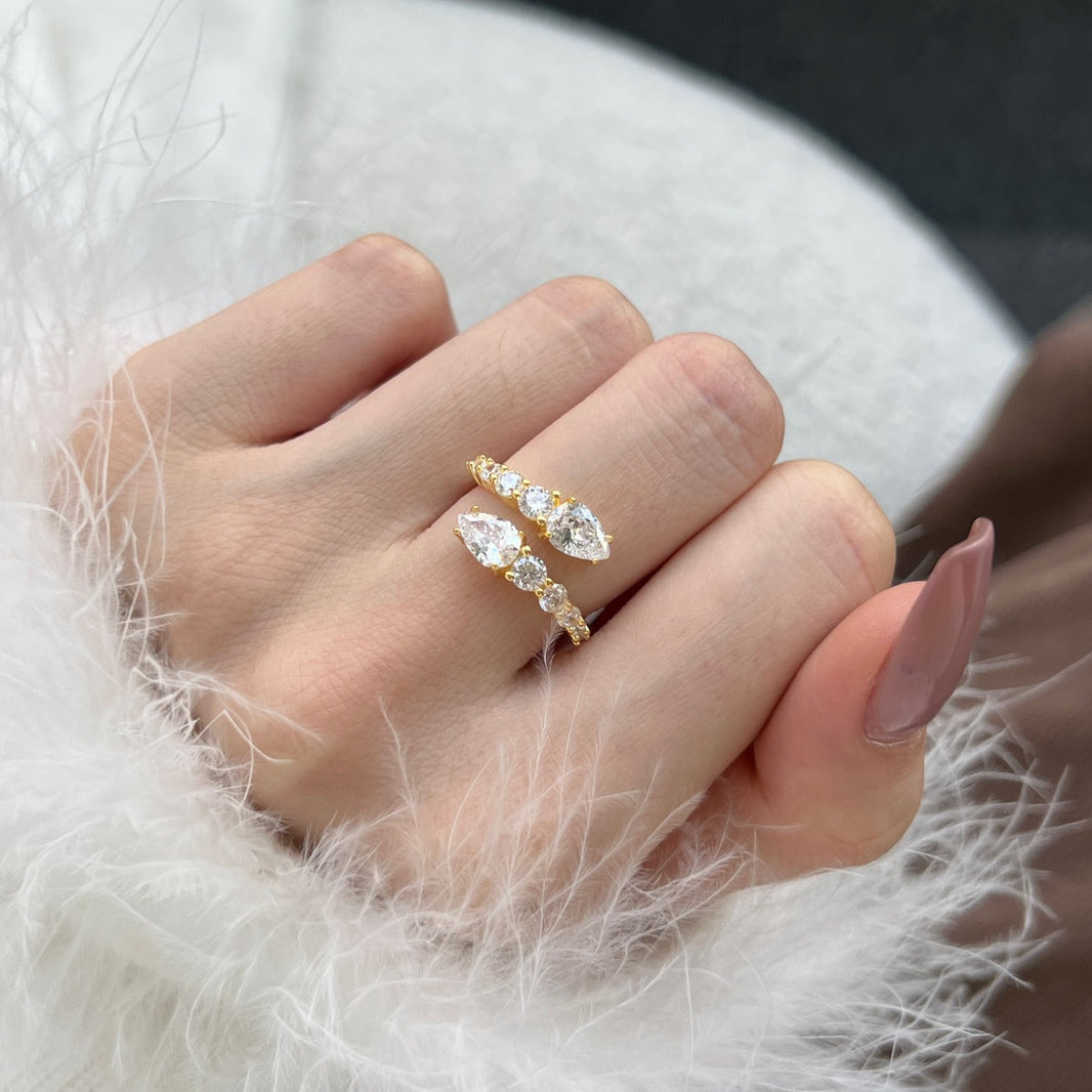 [LUCKY LOVE]Delicate Lively Snake Shape Daily Ring