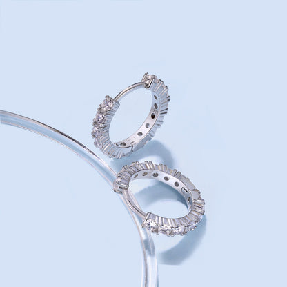 [LUCKY LOVE]Radiant Colorful Round Cut Earrings