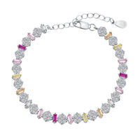 [LUCKY LOVE]Radiant Colorful Round Shape Daily Bracelet