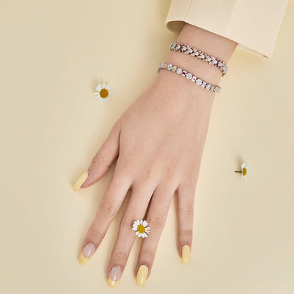 [LUCKY LOVE]Dazzling Radiant Multi Cut Daily Bracelet