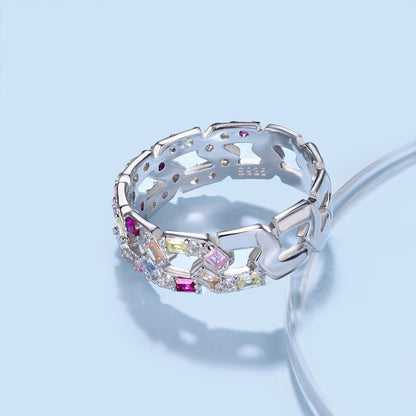 [LUCKY LOVE]Sparkling Vibrant Emerald Cut Daily Ring
