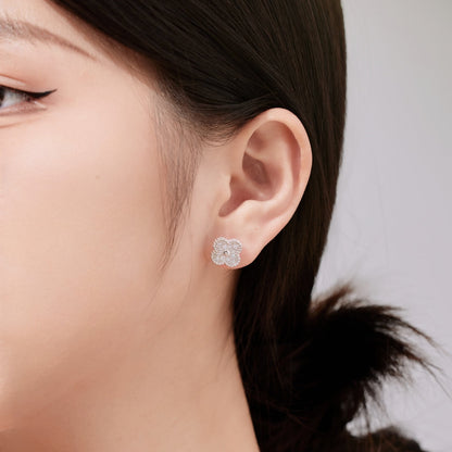 [LUCKY LOVE]Four Leaf Clover Fashion Earrings
