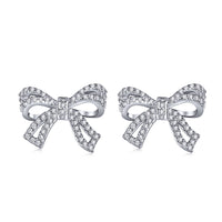[LUCKY LOVE]Dainty Bow Shape Earrings