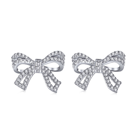 [LUCKY LOVE]Dainty Bow Shape Earrings