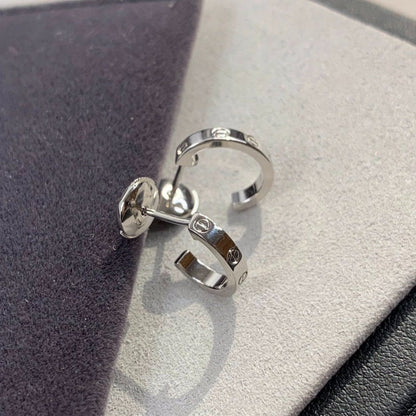 [LUCKY LOVE]LOVE EARRINGS 2.65MM SILVER