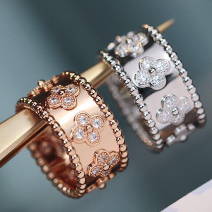 [LUCKY LOVE]CLOVER KALEIDOSCOPE RING 10MM