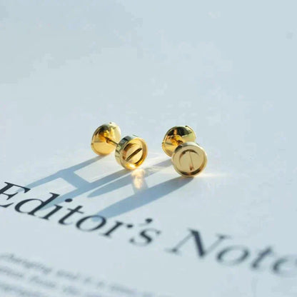 [LUCKY LOVE]LOVE EARRINGS GOLD 10MM