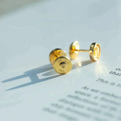 [LUCKY LOVE]LOVE EARRINGS GOLD 10MM