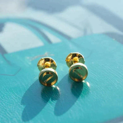 [LUCKY LOVE]LOVE EARRINGS GOLD 10MM