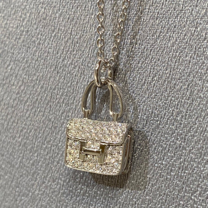 [LUCKY LOVE]CONSTANCE PEDANT DIAMOND NECKLACE