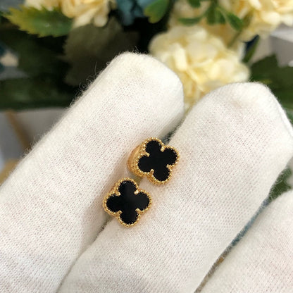 [LUCKY LOVE]CLOVER MINI GOLD EARRINGS