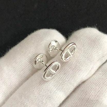 [LUCKY LOVE]CHAINE SMALL EARRINGS GOLD AND SILVER