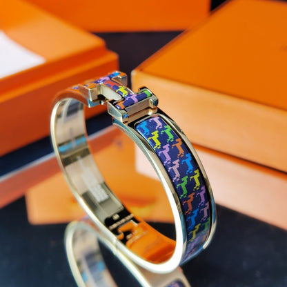 [LUCKY LOVE]H HORSE BRACELET 12MM