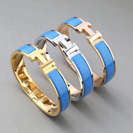 [LUCKY LOVE]H BRACELET TURQUOISE 12MM