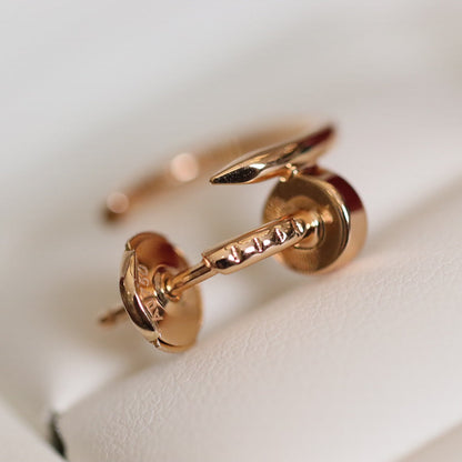 [LUCKY LOVE]JUSTE EARRINGS PINK GOLD