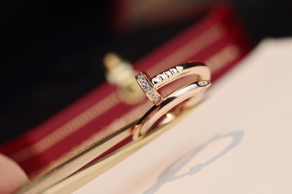 [LUCKY LOVE]JUSTE RING 2.65MM PINK GOLD DIAMOND