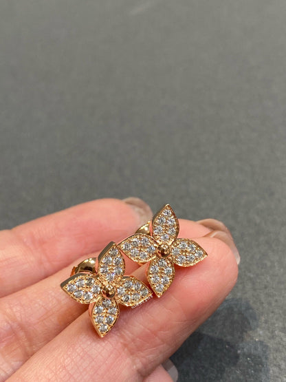 [LUCKY LOVE]STAR DIAMOND EARRINGS