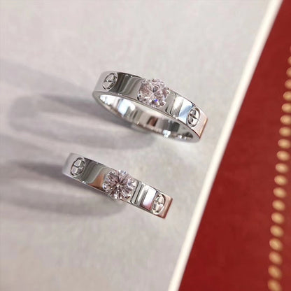 [LUCKY LOVE]LOVE RING 3.6MM 1 BIG DIAMOND