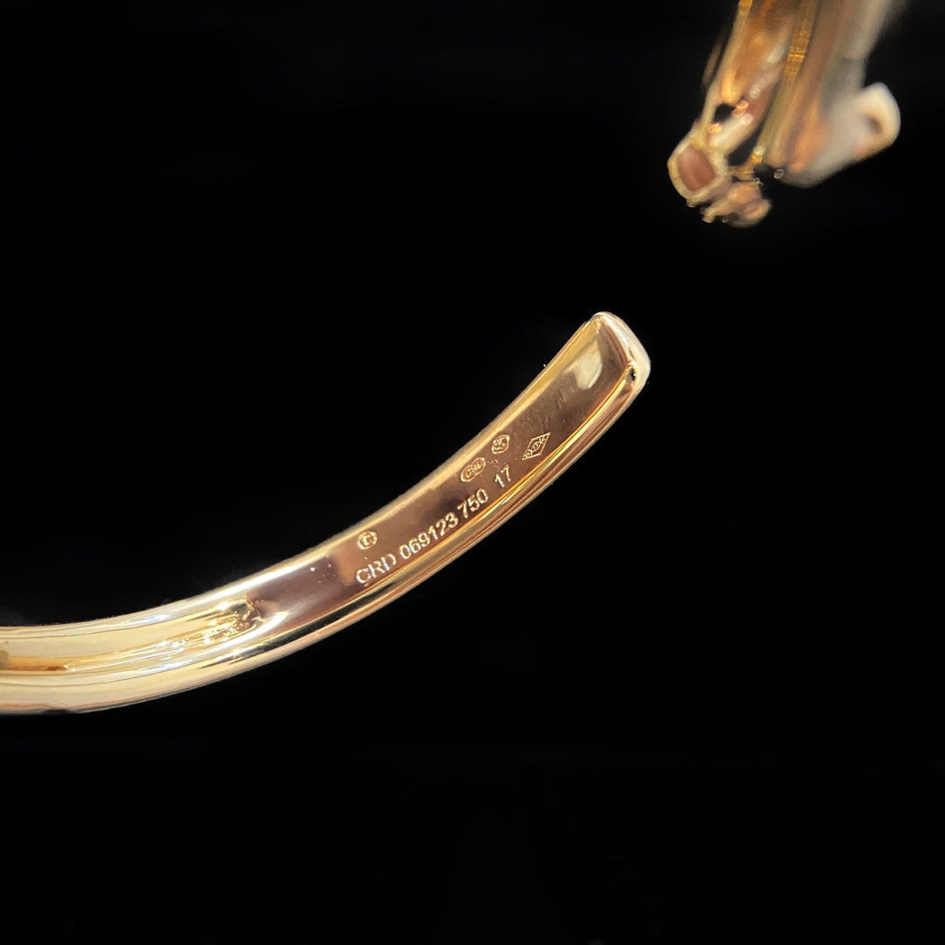 [LUCKY LOVE]PANTHERE GOLD OPEN BRACELET
