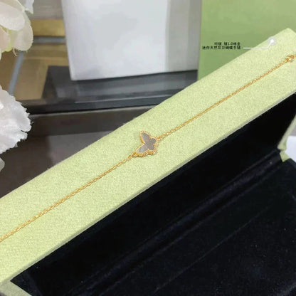 [LUCKY LOVE]BUTTERFLY DARK MOP BUTTERFLY BRACELET