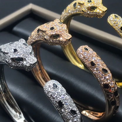 [LUCKY LOVE]PANTHERE BIG BRACELET DIAMONDS