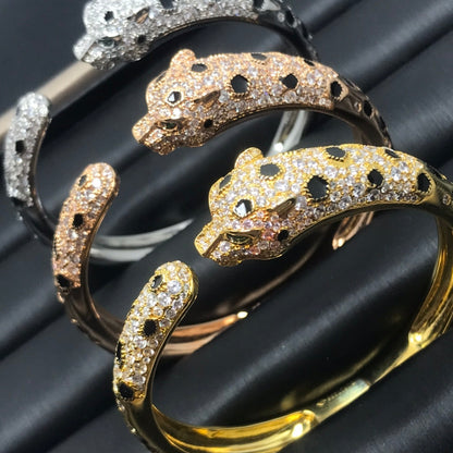 [LUCKY LOVE]PANTHERE BIG BRACELET DIAMONDS
