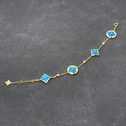 [LUCKY LOVE]STAR AND SUN TURQUOISE 4 MOTIFS 3 DIAMONDS