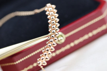 [LUCKY LOVE]CLASH PINK GOLD NECKLACE
