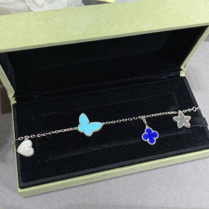 [LUCKY LOVE]LUCKY SPRING SILVER BRACELET 4 MOTIF