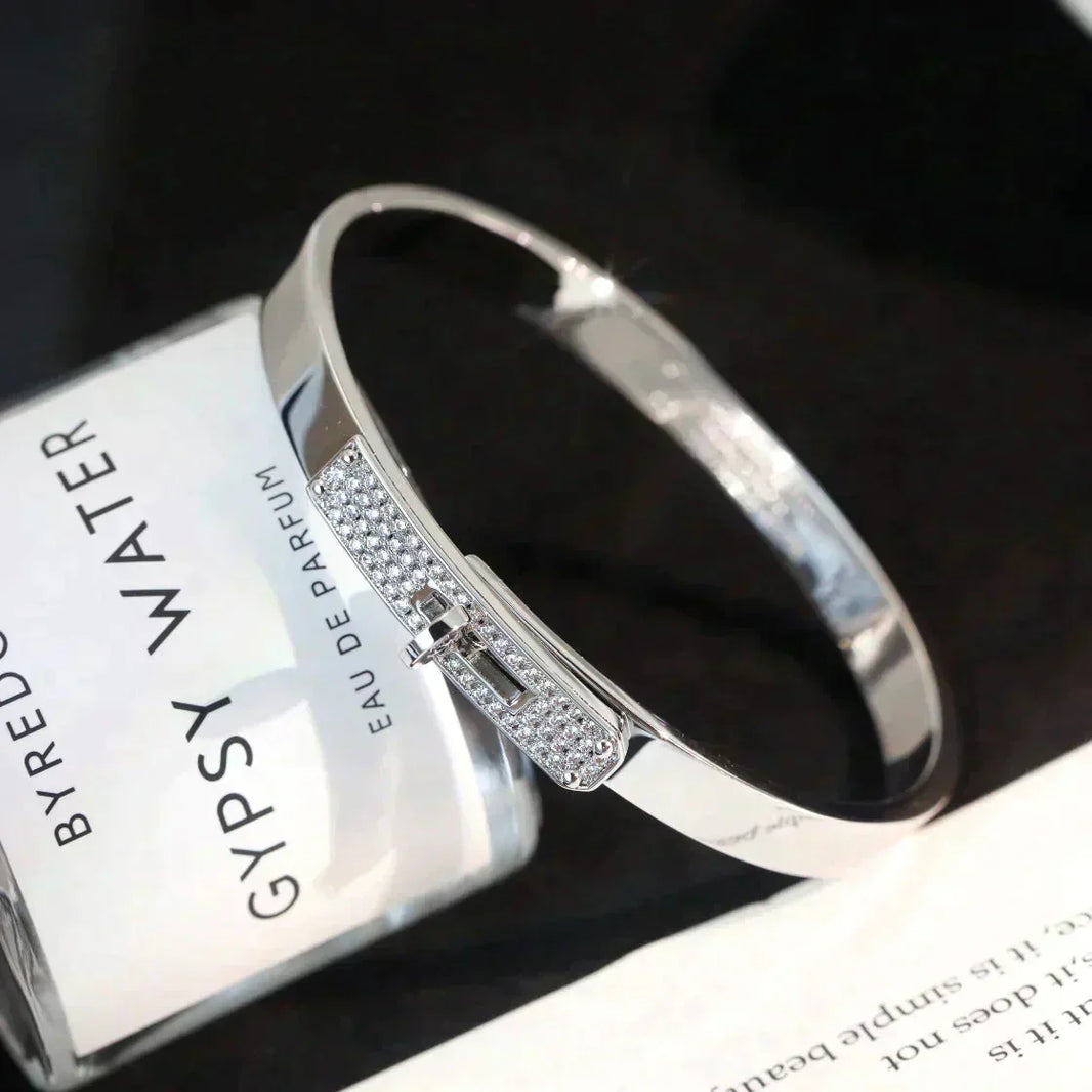 [LUCKY LOVE]KELLY SILVER DIAMOND BRACELET