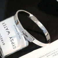 [LUCKY LOVE]KELLY SILVER DIAMOND BRACELET