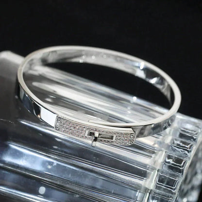 [LUCKY LOVE]KELLY SILVER DIAMOND BRACELET