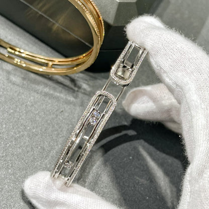 [LUCKY LOVE]MOVE 10TH PAVED DIAMOND BRACELET