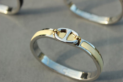 [LUCKY LOVE]CLIC CHAINE SILVER BRACELET