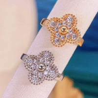 [LUCKY LOVE]CLOVER DIAMOND RING