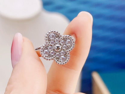 [LUCKY LOVE]CLOVER DIAMOND RING