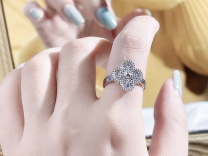 [LUCKY LOVE]CLOVER DIAMOND RING