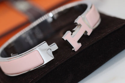 [LUCKY LOVE]H BRACELET 12MM PINK