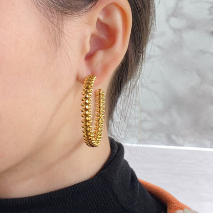 [LUCKY LOVE]CLASH HOOP EARRINGS