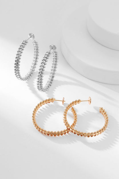 [LUCKY LOVE]CLASH HOOP EARRINGS
