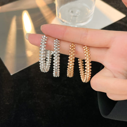 [LUCKY LOVE]CLASH HOOP EARRINGS